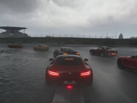 《GT7》对比《驾驶俱乐部》雨天驾驶：《GT7》效果欠佳差距明显