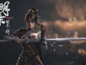 国产魂类ARPG《明末：渊虚之羽》公开！女侠大战克苏鲁风怪物