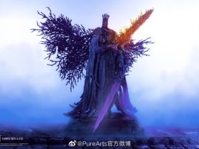 PureArts《黑魂3卡盟》教宗沙力万1/7雕像亮相 教宗收手吧门外全是小皮盾